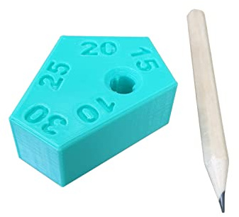 Scribe Offset Markierungswerkzeug 10, 15, 20, 25, 30 mm Abstufung ideal für Bauarbeiter, Tischler, Handwerker, Handwerker