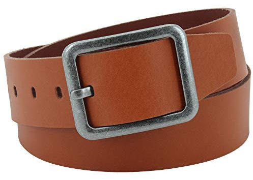 Vascavi Ledergürtel, 4,5 cm breit, Echtes Leder, Unisex Gürtel für Damen und Herren, MADE IN GERMANY, AM62-PL