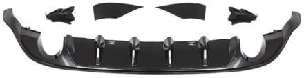 für VW Golf 7.5 VII / 7.5 GTI Auto Heckdiffusor ABS-Material Heckstoßstange Diffusor Untere Stoßstange Lip Spoiler Heckschürzen Heckspoiler