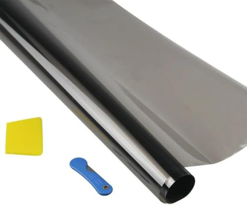 Vinilos Para Cristales Coche Láminas tintadas for ventanas de automóviles de 300 cm x 50 cm, láminas for parasoles, protectores UV for ventanas de automóviles y hogares Laminas Para Tintar Lunas Coche