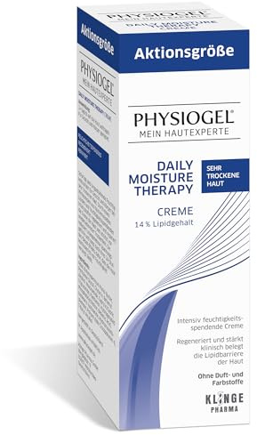 PHYSIOGEL Daily Moisture Therapy Creme für sehr trockene Haut, 200ml | Intensiv feuchtigkeitsspendende Creme, nährend für Körper und Gesicht