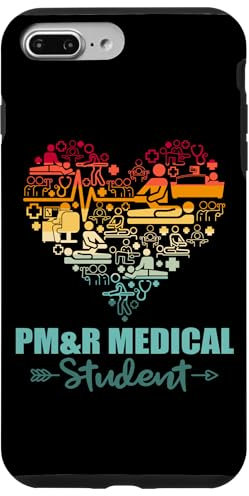 iPhone 7 Plus/8 Plus PM&R Medical Student Heart Funny Vintage Rehabilitation Case