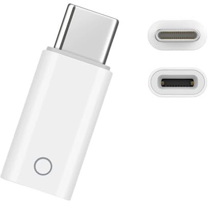 leruiyezs Para Adaptador Apple USB C Adaptador de Carga para Apple Pencil 1ª Generación para iPad 10th Gen,Adaptador USB C a Lightning Mini Portátil Para Conectar y Emparejar iPencil de Forma Práctica