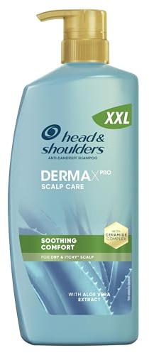 H&S DermaXPro Calmante Champú 800ml con Extracto de Aloe Vera y Complejo de Ceramida. Alivia el Cuero Cabelludo Seco y con Picor. Ayuda a Reforzar la Barrera de la Piel
