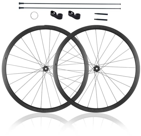 700C Gravel-Rennrad-Laufradsatz 30/35mm Ultraleichte Doppelwandige Aluminiumfelgen Mittelverschluss-Steckachse Tubeless Ready Cyclocross-Laufrad Abgedichtetes Lager, HG/XDR-Freilaufkörper(XDR,35mm)