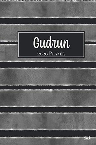 Gudrun 2020 Planer: A5 Minimalistischer Kalender Terminplaner Jahreskalender Terminkalender Taschenkalender mit Wochenübersicht