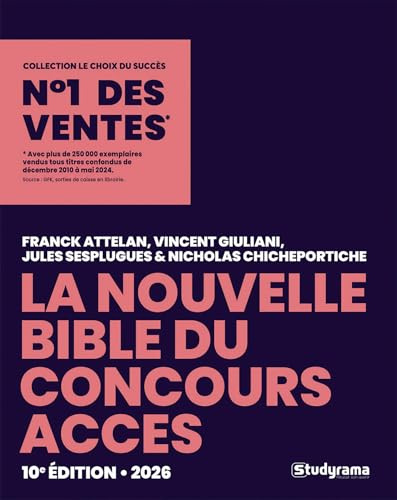 La nouvelle bible du concours ACCES: 2026