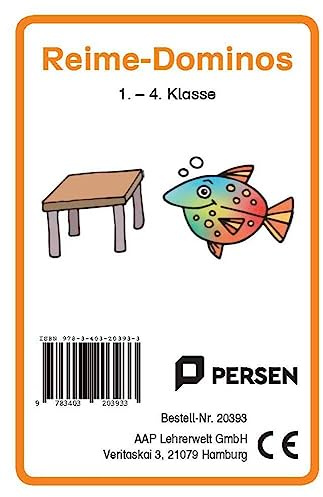 Persen Verlag i.d. AAP Reime-Domino: EIN Wortschatzspiel in Zwei Differenzierungsstufen (1. bis 4. Klasse)