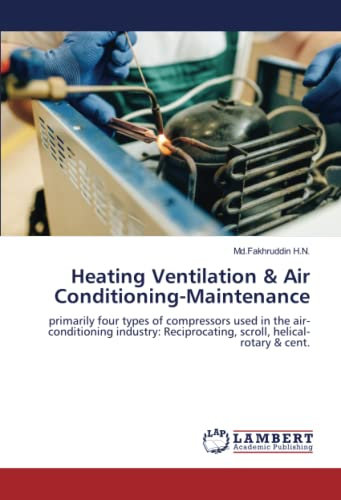 Heating Ventilation & Air Conditioning-Maintenance: primarily four types of compressors used in the air-conditioning industry: Reciprocating, scroll, helical-rotary & cent.