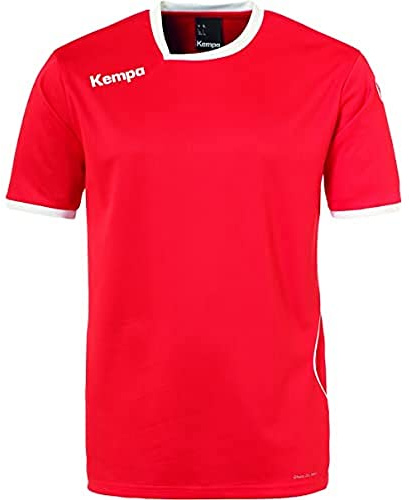 Kempa pojkar kurva tröja barn, röd/vit, 116