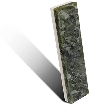 CBRIGHT 1pc 8000# + 10000# Dual Sided Combination Natural Whetstone, Fine Grinding and Polishing Sharpening Agate Stone