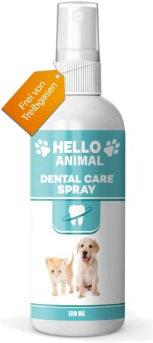NEU: HelloAnimal® DENTAL SPRAY für Hunde und Katzen – Zahnsteinentferner auch für Zwischenräume - Zahnreinigung und Zahnpflege – Dentalspray für Mundgeruch