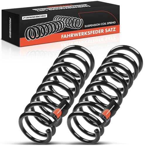 Frankberg 2x Federn Fahrwerksfeder Hinterachse | Kompatibel mit Mondeo III Turnier BWY 2000-2007 Replace# RA7078