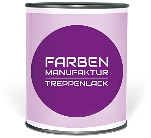 Farben Manufaktur Treppenlack bunt Holz Treppe Dielen Holzlack Holzböden Holztreppe Holzfarbe RAL, Farbe: ca. RAL 3011 Braunrot, Größe: 2L