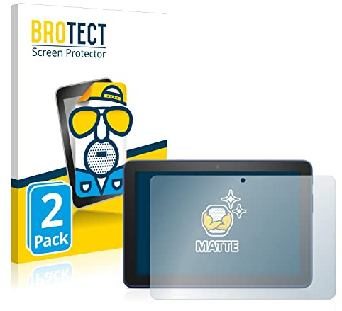 BROTECT Entspiegelungs-Schutzfolie für Amazon Fire HD 8 Plus 2022 (2 Stück) Matte Displayschutz-Folie, Anti-Reflex, Anti-Fingerprint
