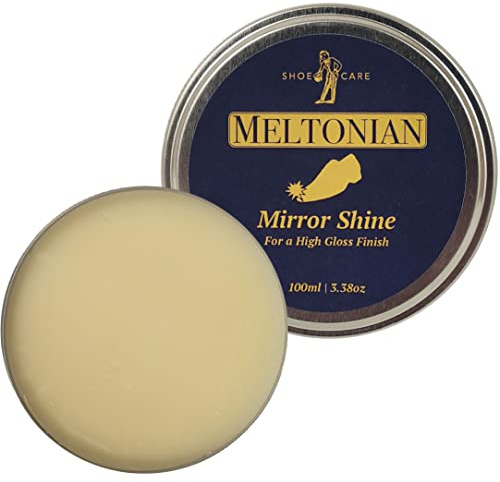 Meltonian Wax Polish Paste For Brilliant Gloss | Shines, Nourishes, Protects |, Mirror Shine, 100ml/3.38oz