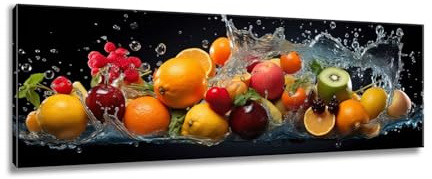Diamond Painting Obst, Diamant Painting Bilder, Diamond Painting Erwachsene, Diamond Painting Groß xxl Küche Diamond Painting Set, DIY Cross Stickerei Malerei Kits für Home Wand Dekor 40x120cm MX-66