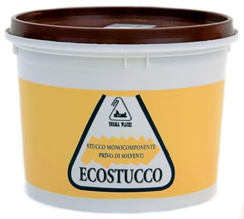 BORMA WACHS Ecostucco, stucco per legno, biologico, 250 ml/ 500 g (vari colori) (Noce scuro 63, ml 250-500 g)