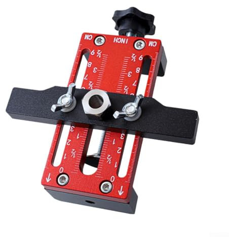Cabinet Door Assembly Jig, CNC Aluminum Alloy Cabinet Door Hinge Jig With Support-Arm And Clamp, Door Installation Aid With Drill Set