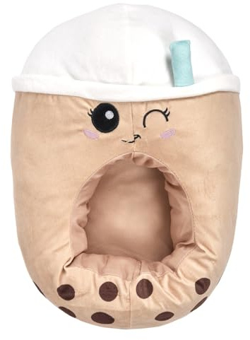 THE CONCEPT FACTORY Chausson Double Kawaii Confort Cocooning Marron