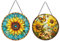 2 Pcs Sun Catchers for Windows, Sun Catcher, Ornaments Bright Sunflowers Sun Catchers Suitable for Garden Living Room Christmas Tree Decoration Mother's Day Thanksgiving Gift ﻿