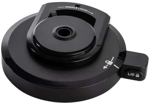 Outer Bowl Lid for Ninja CREAMi NC300UK NC300UKCP NC299AMZ NC301 NC300 Series Ice Cream Maker & Frozen Dessert Maker, Reusable Replacement Lid Accessory (Without Blade)