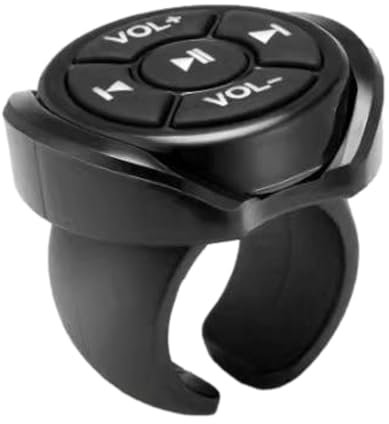 Remoto wireless per il volante - Telefono di radiolino Remoto | Ricevitore di musica per auto Remoto multimediale, telecomando musicale multimediale per la bici da moto per auto