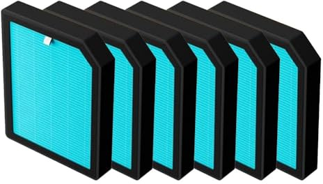 SageFurned Aircillin H13 True HEPA Filtros purificadores de aire de repuesto, sistema de filtración de 3 etapas con filtro de carbón activado para modelo AP1501, elimina partículas de polvo y olor a