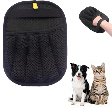 Pet Hair Remover Gloves, 2025 Improved Effective Care Shoes, Reusable Fur Magnetic Glove, Pet Hair Remover, Double-Sided Antistatic Pet Glove for Dogs and Cats Fur
