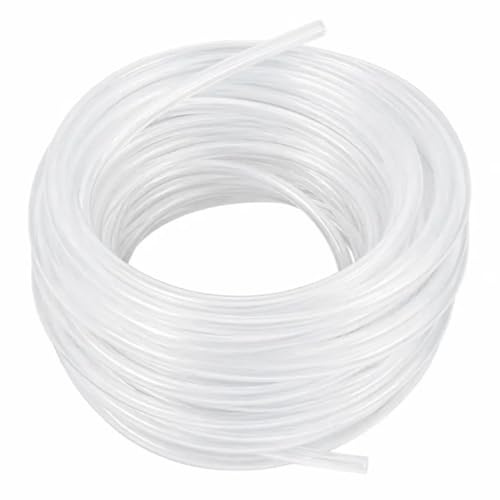 Yeesabella Aquarium Airline Tubing 6M, 4/6mm Flexible & Kink-Resistant Silicone Pond Hose for Fish Tank Air Pump, Pond, Hydroponics, Terrarium Accessories