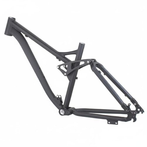 PETSOLA Cadre de Vélo de Montagne Cadre VTT Tout-Terrain à Aluminium Alliage Frein à Disque à Attache Rapide Montage Facile, Noir Mat, Style to 3