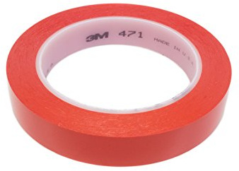 3M 471 Scotch Fineline Konturenband Zierlinienband lackieren Airbrush 18mm x 33m Rot
