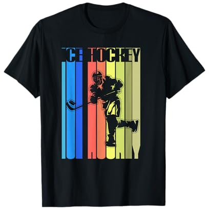 Ice Hockey Vintage Shirt Eishockey Hockey Spieler Geschenk T-Shirt