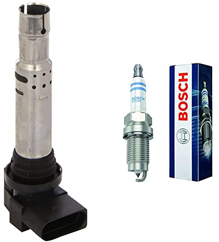 Bosch 0986221023 - Ignition coil & FR6HI332 - Spark Plugs Double Iridium - 1 piece