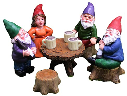 Set of 6Pcs Miniature Gardening Drinking GnomesMini Garden Gnome Statue Dwarf FigurinesOutdoor Funny Garden Gnomes Decoration Statue Dwarffor For Pation Yard Lawn Indoor Tabletop Home.