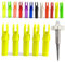 HNZMDY 60pcs Bogenschießen Pfeil Nocken mit Entferner Werkzeug ID 6.2mm/.244 Pfeilnocke Einsetzen Pfeil Schwanz für DIY Jagd Schießen Pfeile (Gelb)