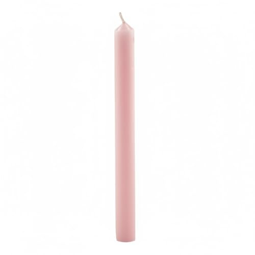 Velas cilíndricas de color completo Ø 1,9 cm 12 piezas - Rosa bebe