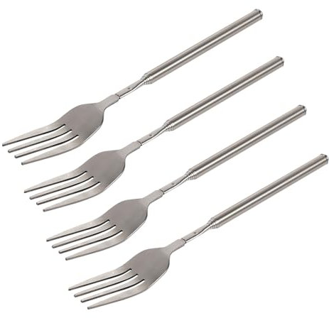 Haosie Extendable Fork, Prank Long Telescopic Forks, Extended 8.7-25.4 In