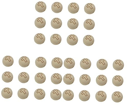 Operitacx 60 Stk Holzperlen Perlen Zur Schmuckherstellung Schmuck Aus Holz Lächelnde Gesichtsperlen Holz Lose Perle Haarperlen Aus Holz Lose Perlen Lächelndes Gesicht Zubehör Hölzern