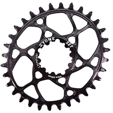 WANGZEYU Kettenblatt Ovales Kettenblatt BB30 0 mm Offset 30T 32 34 36 40 42T Bike Direct Mount Kettenblatt FahrradkettenbläTter (Größe : 32t, Color : Noir)