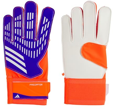 adidas Barn' rovdjur träningshandskar för barn, Lucid blå/solröd/vit, 4 1/2