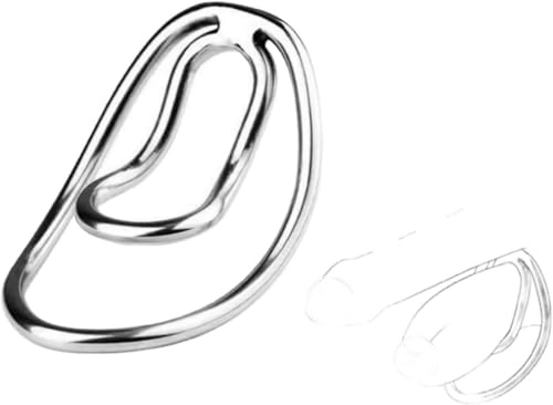 Male Chastity Clip Penis Clip Panties Chastity Device Stainless Steel Chastity Devices Male Penis Ring Device Cock Cage Male Trainer Chastity Cage Penis Exercise Sex Toys