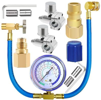 XINGLIDA R134A Kältemittel Nachfüllschlauch Set Klimaanlagen Wartungsteil Klimaanlagen Ladeschlauch Und Adapter Set