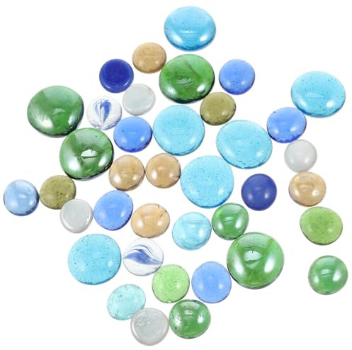 Kisangel 1tasche Dekorative Steine Für Aquarien Bunte Kieselsteine Natürlichem Material Für Fischbehälter Pflanzenarrangements Und Gartendekoration Geeignet Für Süß Und