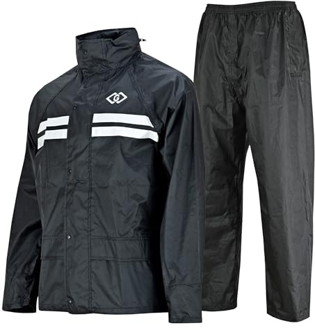 Gallanto Lightweight & Waterproof Rain Suit – Durable Rain Coat & Trouser – Men Hiking Jacket – Waterproof Jacket – Raincoat – Perfect For Outdoor Adventures