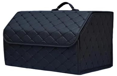 Auto Kofferraum Organizer für Opel Astra K 2015-2021, Kofferraumtasche Aufbewahrungsbox Aufbewahrung Taschen wasserdichte Leder Faltbare,M