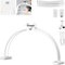 NEEWER BÁSICO HM01-D - Lámpara de arco (29 pulgadas, LED, 40 W, media luna, 3000 K-6500 K, 3400 Lux/0,5 m, CRI95, carga USB, soporte para teléfono para manicura, maquillaje, belleza, tatuaje