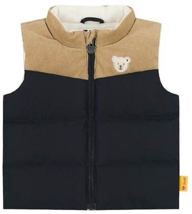 Steiff Weste EU Größe 62 steiff navy, Outdoor Weste, Übergangsjacke, Kinderjacke wasserabweisend, warm und bequem, waschmaschinenfest