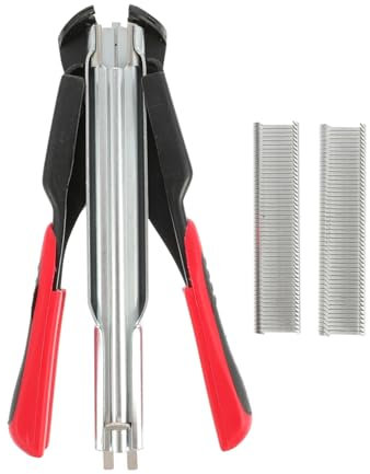 Angoily Ringverbinder-klemmzange Für Maschendrahtzaun Und Vogelkäfige Mit Drahtkäfigklemme Inklusive Ringnagler C-klammern Für Weidezaun Und Hühnerställe