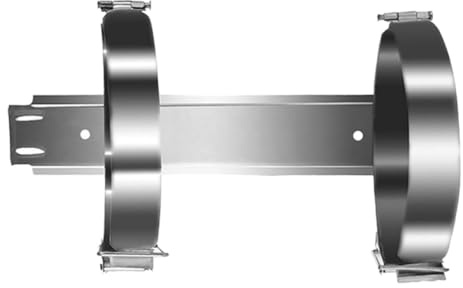 ANDRESLAD Support Mural pour Extincteur en Fer Galvanisé 2Kg Support Robuste de Fixation sans Vis Adapté pour Matériel de Sécurité Incendie Installation Murale Pratique et Solide